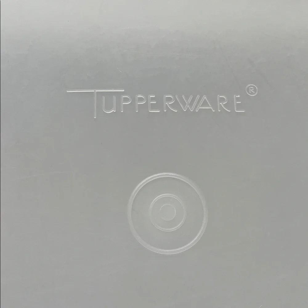 VTG Tupperware Cold Cut Keeper #290 Rectangular 13x9” w/Lid #291 White